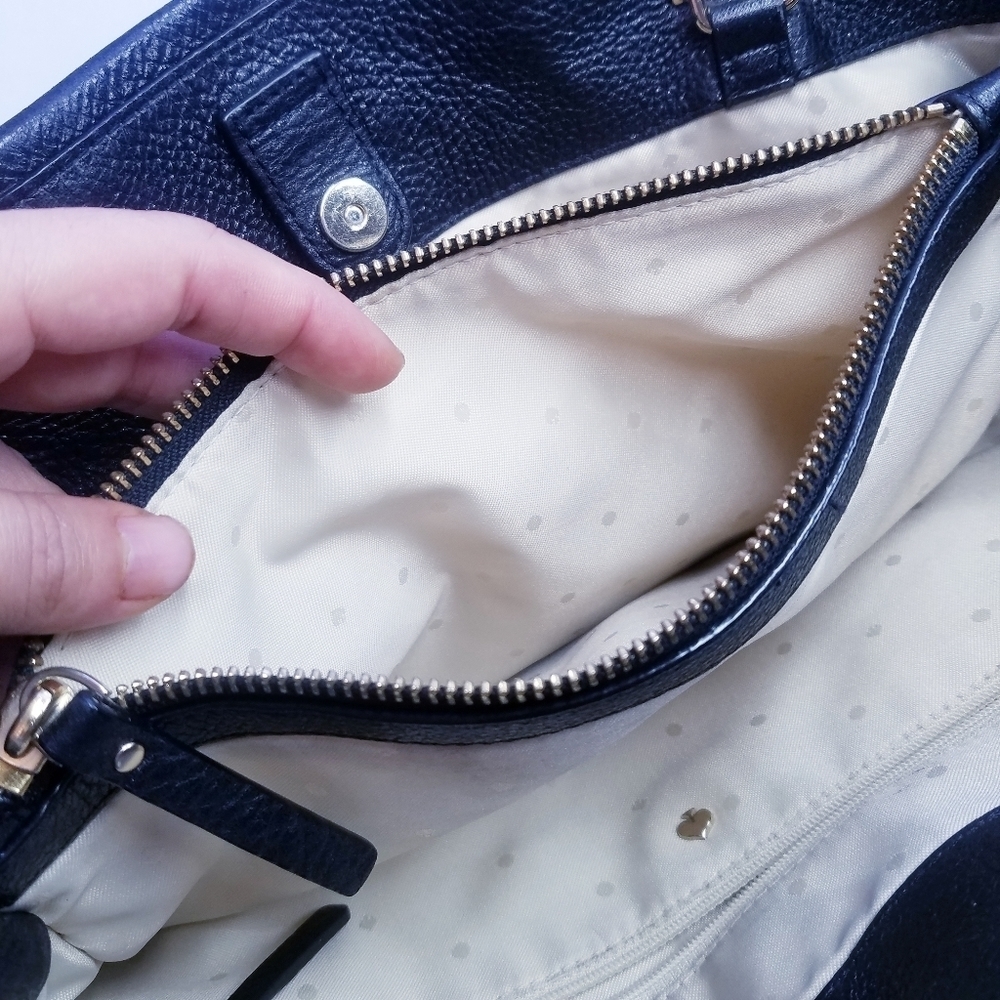 đ¸â Kate Spade | Black Leather Medium Sized bag - Picture 15 of 15